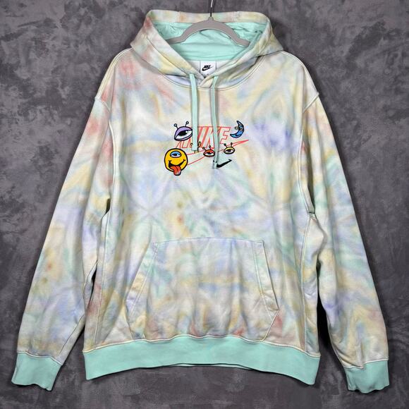 Nike Tie Dye Hoodie XL Design by Kyle Puma Multicolor - Picture 1 of 6